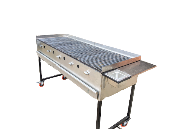 ASADOR A GAS NATURAL GIRATORIO DE 5 ESPADAS – AGR-05 GN